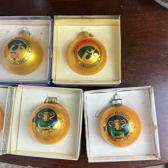 Vintage Iowa Hawkeye Christmas Ornaments - The Classic Collectors Series - Picture 5 of 9